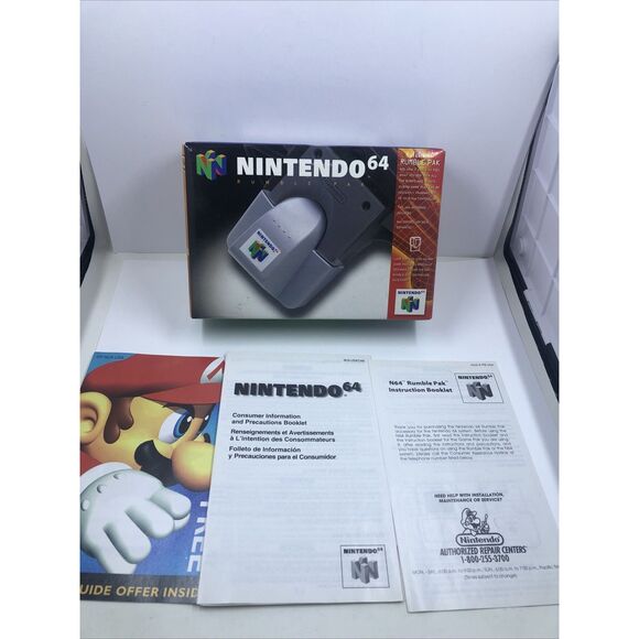 Nintendo 64 Rumble Pak Nintendo 64 N64 BOX ONLY - Picture 1 of 14